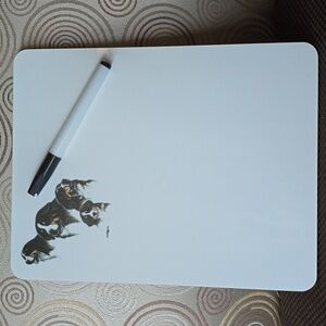 Bernese Mountain Dog-Themed Whiteboard, 8x10.25", Magnets On Back